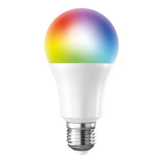 WIFI žárovka LED RGB, ovládání telefonem, klasický tvar, patice E27, 111 mm