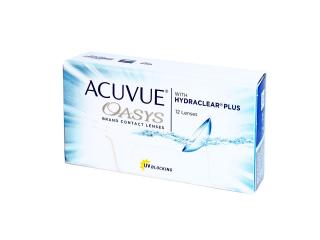 Acuvue Oasys 12 čoček Dioptrie: -0,50, Průměr: 14,0, Zakřivení: 8,4