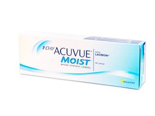 Johnson amp; Johnson Acuvue 1 Day Moist 30 čoček Dioptrie: -2,00, Průměr: 14,2, Zakřivení: 8,5