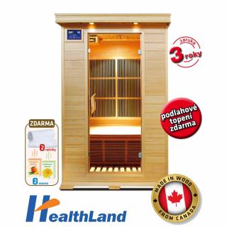 HEALTHLAND DeLUXE 2002 CARBON INFRASAUNA