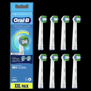 Oral-B EB 20-8 Precision clean náhradní hlavice s Technologií CleanMaximiser, 8 ks