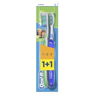 Oral-B Fresh 1-2-3 zubní kartáček medium 2ks