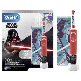 Oral-B Vitality D100 Kids Star Wars + cestovní pouzdro ZDARMA  + náhradní hlavice ZADARMO