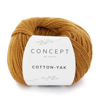 Pletací příze katia Cotton Yak 50g 106 - Ochre