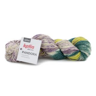 Pletací příze katia Pandora 100g 503 - Lilac-Lemon yellow-Green blue