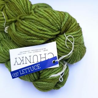 Pletací příze malabrigo chunky 100g 037 Lettuce