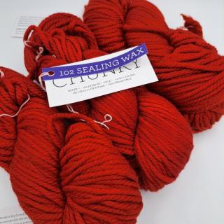 Pletací příze malabrigo chunky 100g 102 Sealing Wax