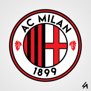 AC Milan - L25 (AC Milan - kruh o průměru 19 cm.  )