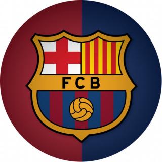 FC Barcelona - L12 (FC Barcelona - kruh o průměru 19 cm.  )