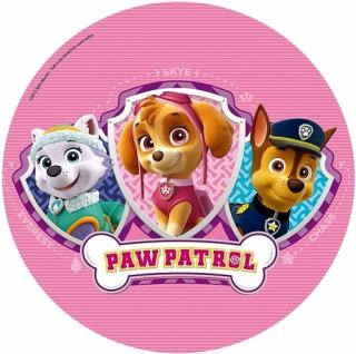 Fondánový list - Paw Patrol - FL14 (Fondánový list - kruh o průměru 19 cm.  )