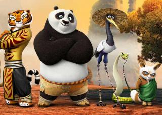 Kung fu panda - L8 (Kung fu panda - obdélník A4 )