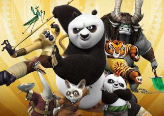 Kung fu panda - L9 (Kung fu panda - obdélník A4)