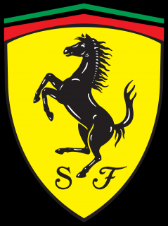 Logo Ferrari - L15 (Logo Ferrari - kruh o průměru 19 cm.  )