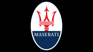 Logo Maserati - L22 (Logo Maserati - kruh o průměru 19 cm.  )