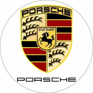 Logo Porsche - L9 (Logo Porsche - kruh o průměru 19 cm.  )