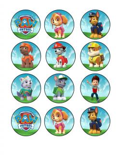 Paw Patrol - L24 (Paw Patrol - cupcake, muffiny )