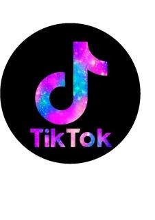 TikTok - L1 (TikTok - kruh o průměru 19 cm.  )