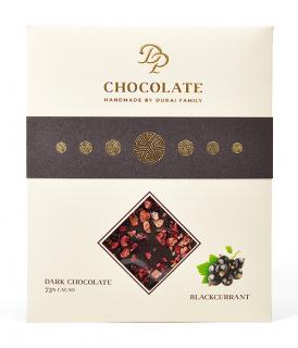 DP chocolate Tabuľková čokoláda Basic horká s čiernymi ríbezľami (70g)