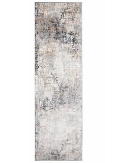 Běhoun na míru Portland - abstrakt 17 - šedý/béžový Rozměr koberce: 80 cm