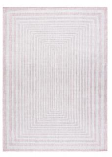 Kusový koberec Sion Sisal Labirinth 22376 pink/ecru – na ven i na doma Rozměry koberců: 160x220