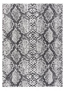 Kusový koberec Sion Sisal Snake`s skin 22162 ecru/black – na ven i na doma Rozměry koberců: 140x190