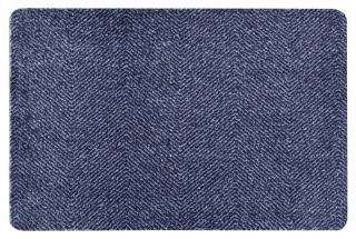 Rohožka Clean & Go 105348 Dark blue Black – na ven i na doma Rozměry koberců: 100x150