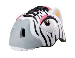 Dětská cyklistická přilba Crazy Safety Zebra