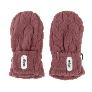 LODGER rukavice empire fleece Rosewood 6-12 m