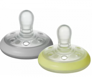 TOMMEE TIPPEE ŠIDÍTKO, BREAST-LIKE, SILIKON NATURAL, 6-18M, 2KS