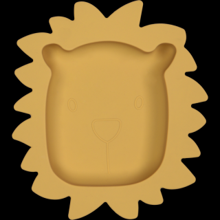 TRYCO Silikonový talířek Lion, Honey Gold