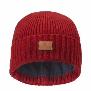 Čepice pletená Fan Beanie Deluxe červená  Victorinox