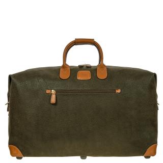 Cestovní taška Life Carry-On Holdall 22 olivová  Bric`s