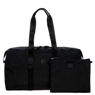 Cestovní taška X-Bag Large 2v1 Holdall černá s černými doplňky  Bric`s