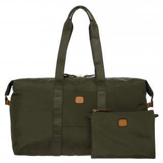 Cestovní taška X-Bag Large 2v1 Holdall olivová  Bric`s