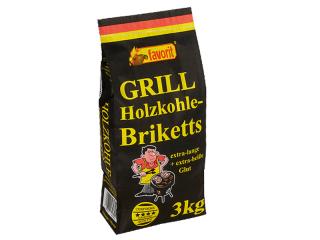 Grilovací brikety FAVORIT 3 kg  FAVORIT