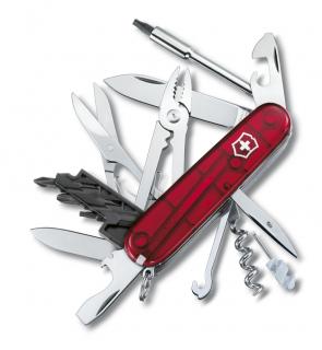 Kapesní nůž CYBER TOOL 34 červená transparentní  Victorinox