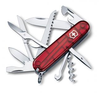 Kapesní nůž Huntsman červená transparentní  Victorinox