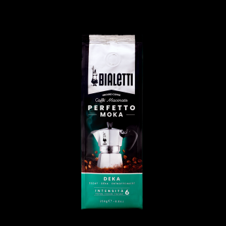 Káva mletá Perfetto Moka Decaffeinato 250 g  Bialetti