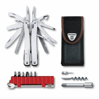 Kleště Swiss Tool Spirit X Plus Ratchet s ráčnou v nylonovém pouzdře  Victorinox