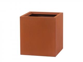 Květináč Corten Steel Bormeo hranatý 34,5 x 40 cm  COYOTTO