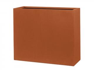 Květináč Corten Steel Bormeo hranatý 92 x 34,5 x 80 cm  COYOTTO