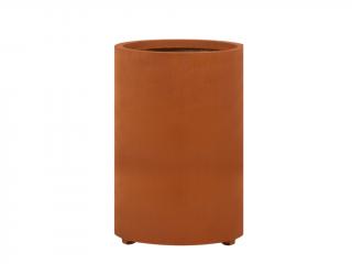 Květináč Corten Steel Bormeo kulatý 40 x 60 cm  COYOTTO