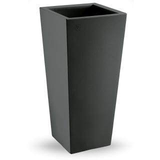 Květináč Genesis Square Cache-Pot 100 cm tmavě šedý  LYXO