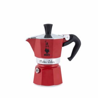 Moka kávovar Moka Express na 3 šálky červený  Bialetti