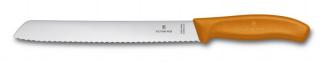 Nůž na chleba Swiss Classic 21cm oranžový  Victorinox