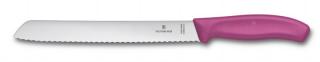 Nůž na chleba Swiss Classic 21cm růžový  Victorinox