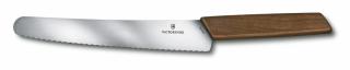 Nůž na chleba Swiss Modern 22cm s dřevěnou rukojetí  Victorinox