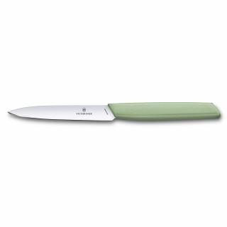 Nůž nakrajovací Swiss Modern 10 cm zelený  Victorinox