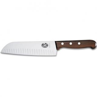 Nůž Santoku Wood 17 cm s výbrusy  Victorinox