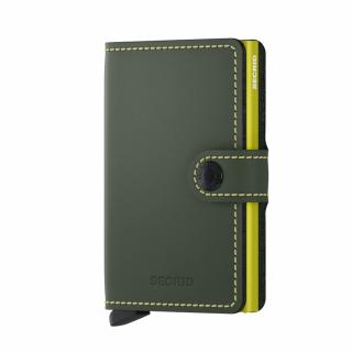 Peněženka Miniwallet Matte Green Lime  Secrid